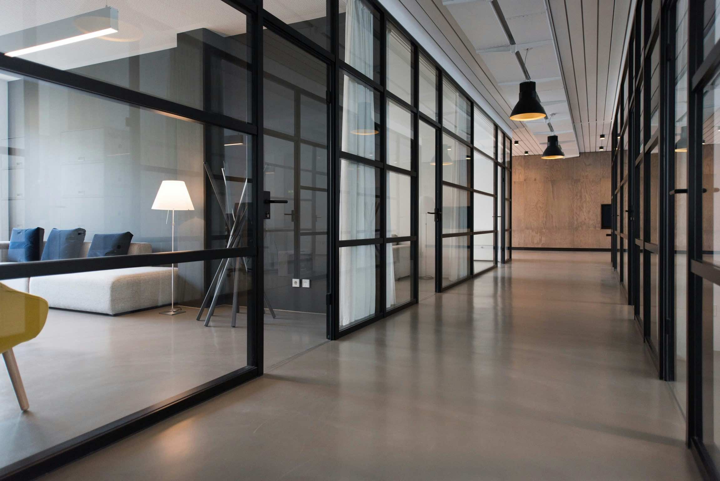 Office building hallway